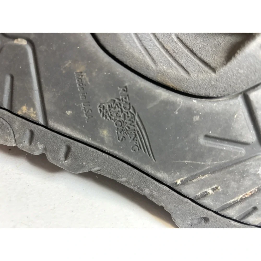Red Wings Black Oxford Work Shoes Men‎ Size 11.5E Black Steel Safety Toe
